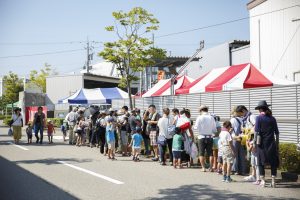 開場待ちのお客様